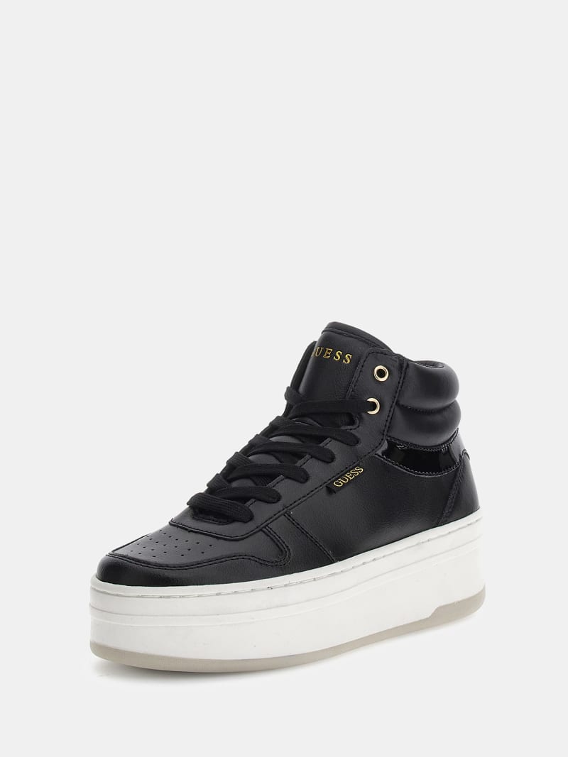 Sneaker montante Linzy cuir melange Femme GUESS Collections Passees