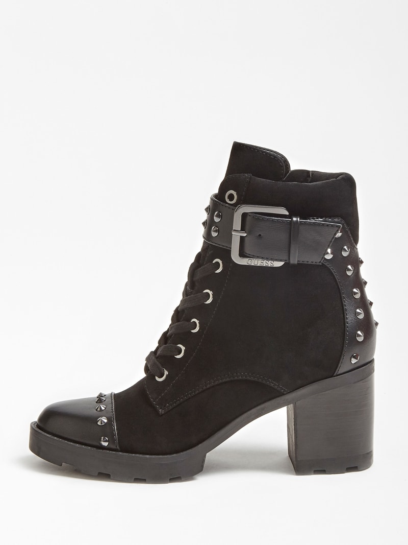 STIEFELETTE MEGGANE ECHTES VELOURSLEDER | Guess ...