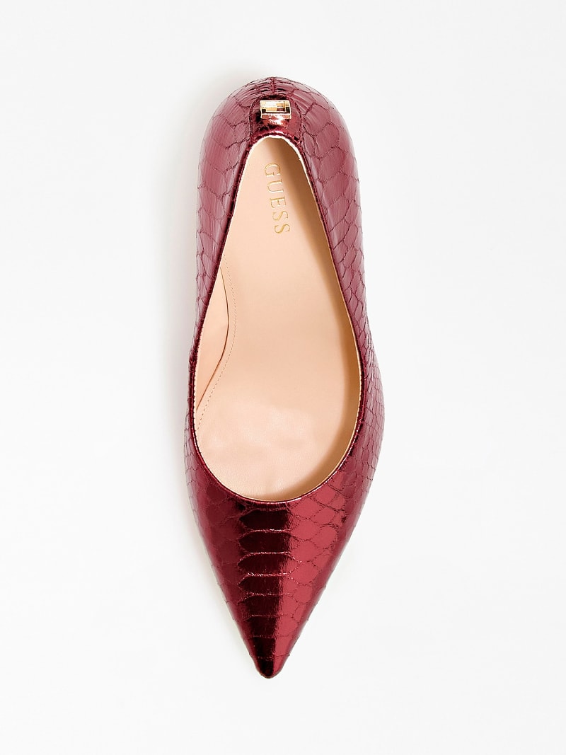 Guess burgundy hot sale shoes