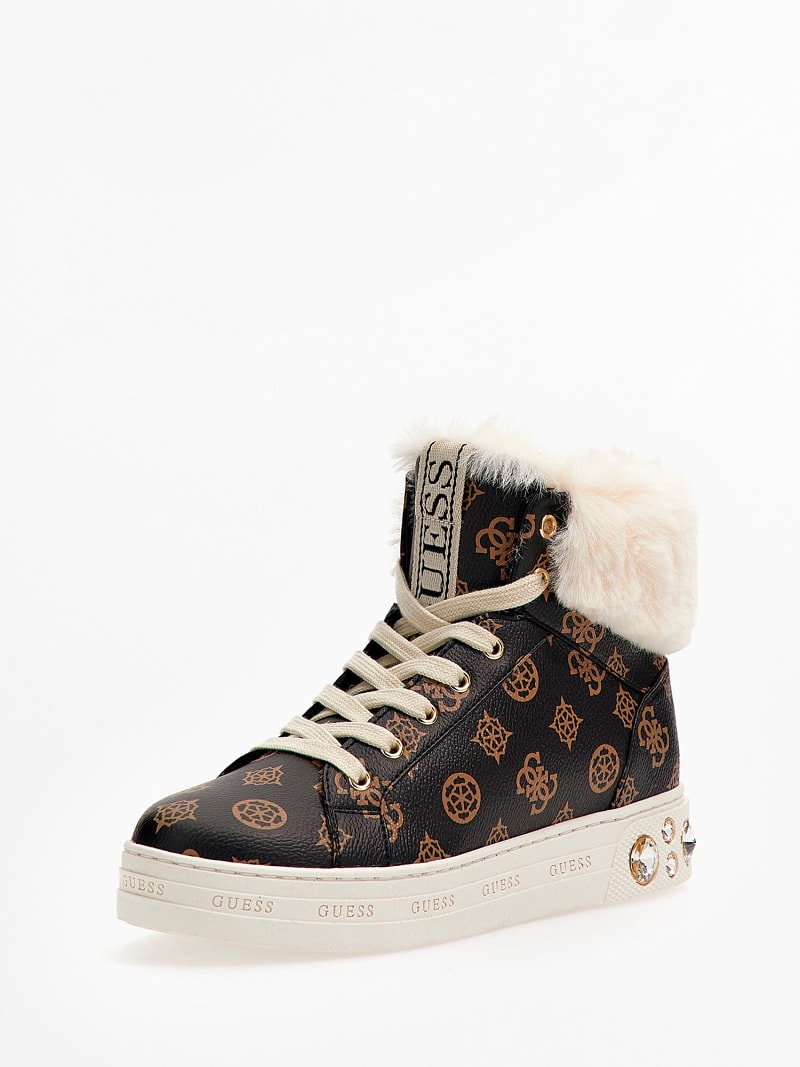 High top shop guess sneakers