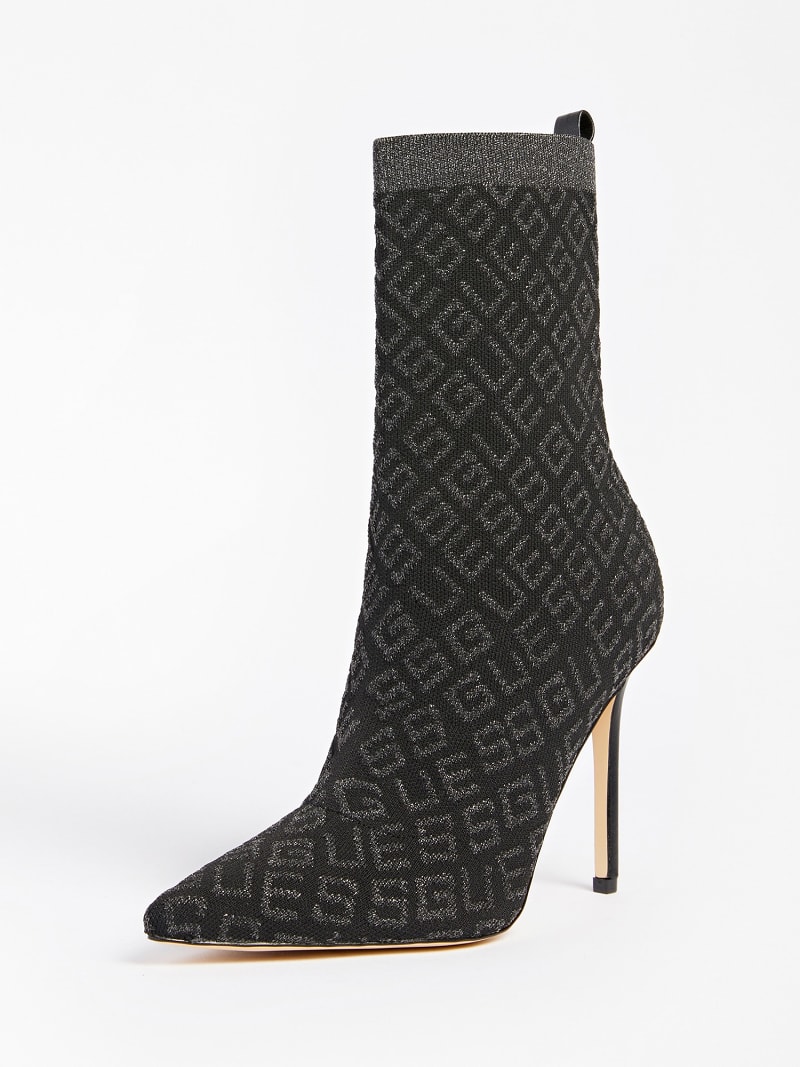 Knit Semmiy ankle boots