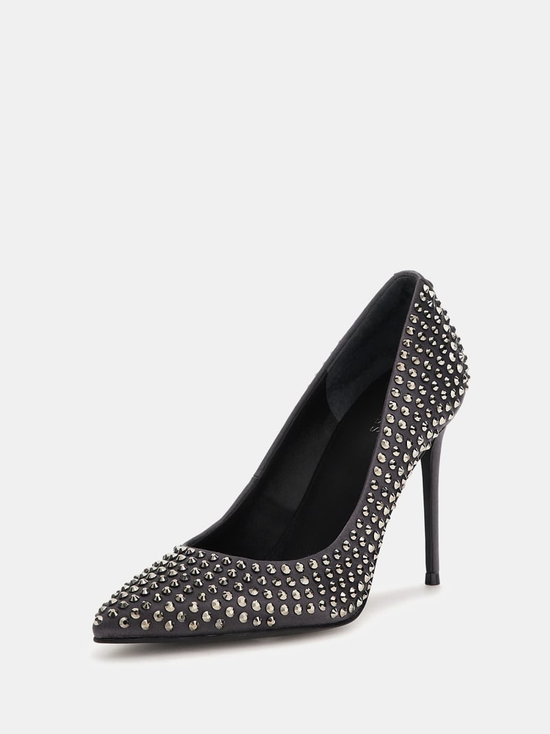 Studded court heels on sale