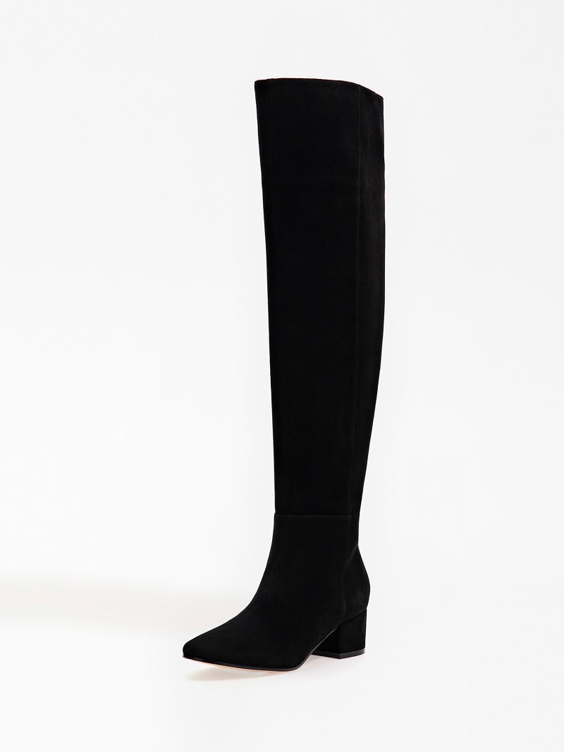 Suede Sacha high boots Women | GUESS® Past Collections