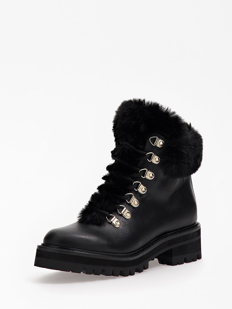 Fur cheap tongue boots