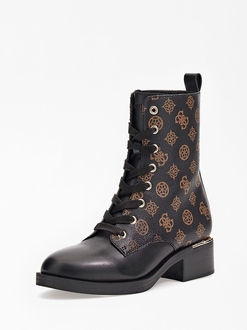 Botas combat Taelin 4G logo peony