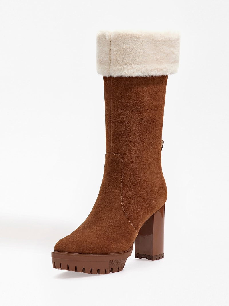 Guess boots fur top