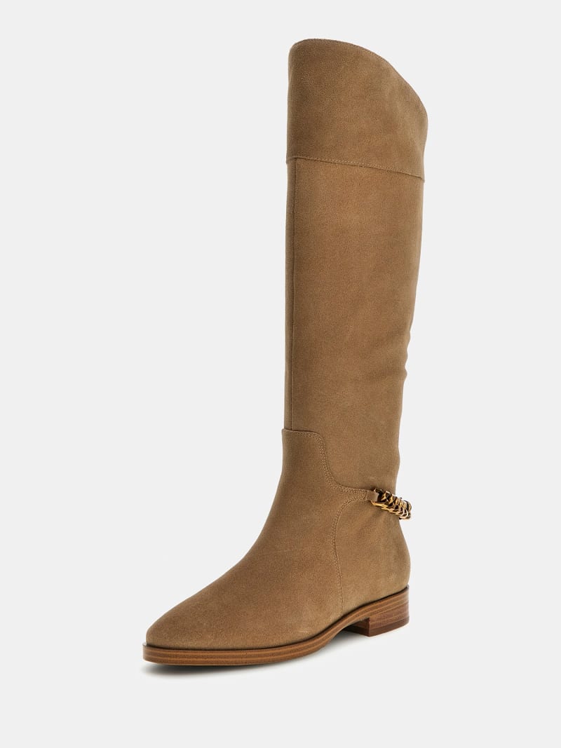 Bottes hautes daim online