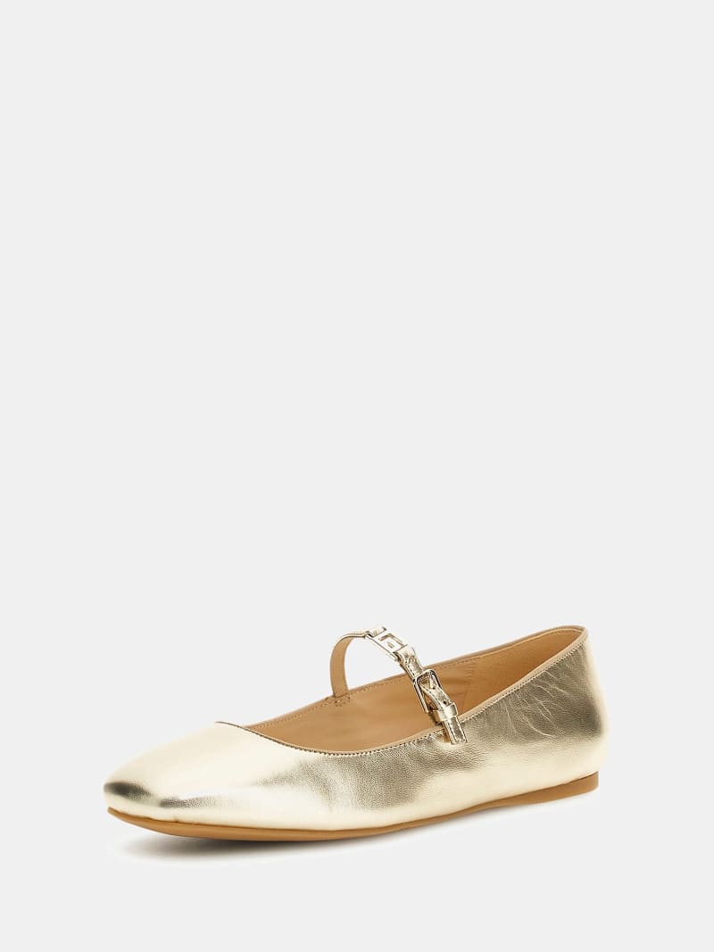 GUESS Ballerines Leyla cuir irise Femme
