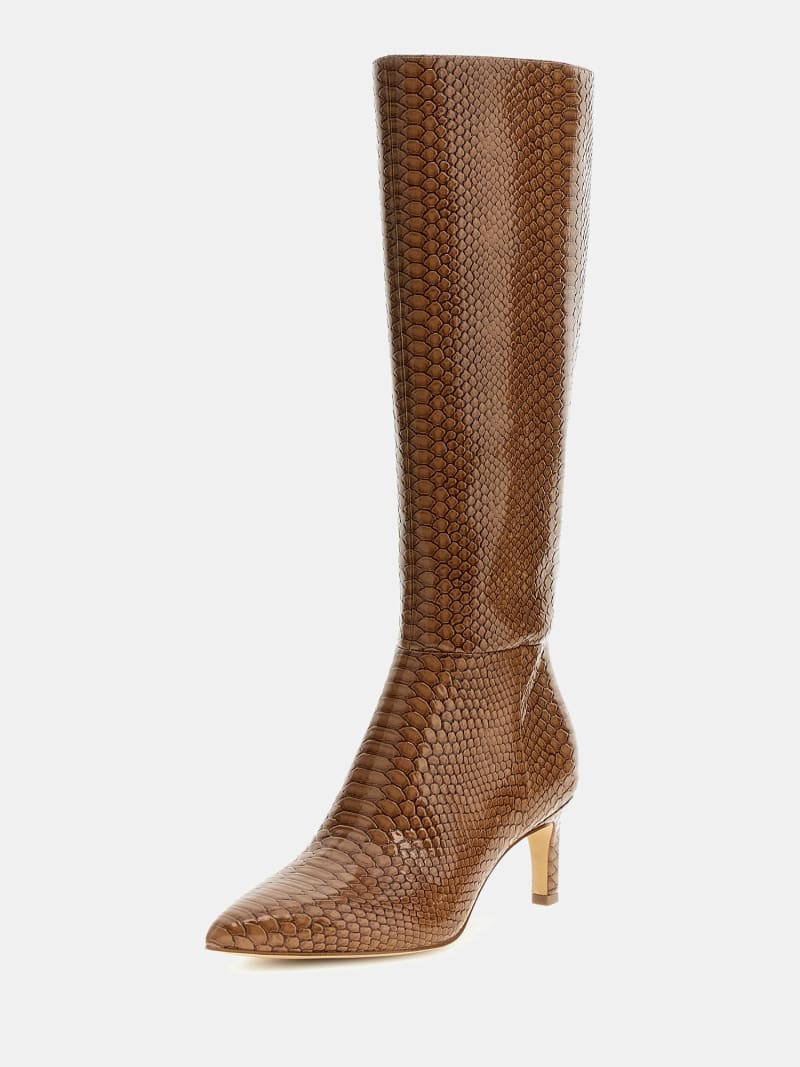 Bottes hautes Qiale imprime python