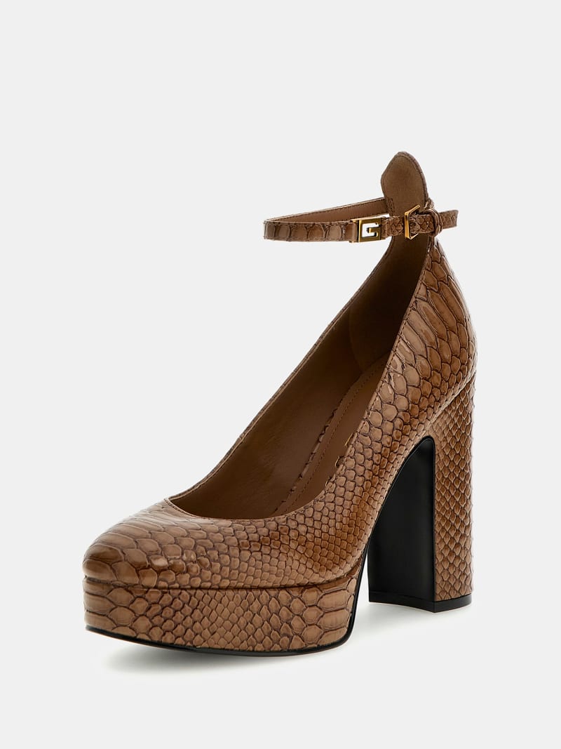 Escarpins imprimé python outlet