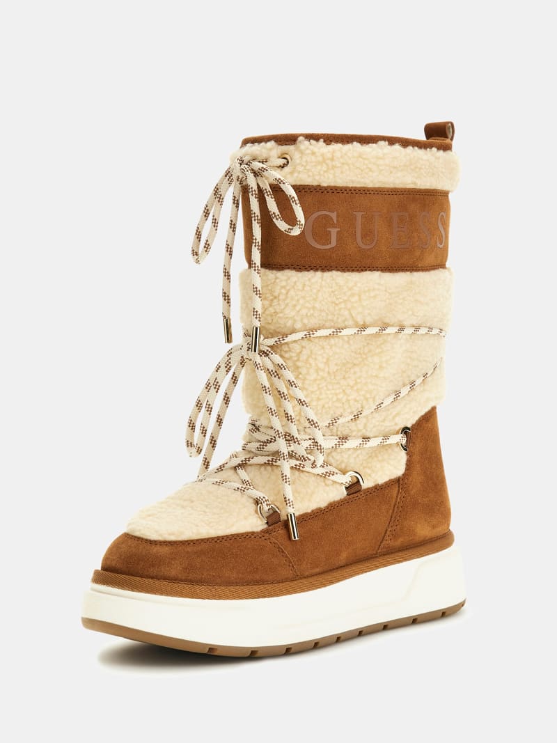 Guess faux fur boots clearance