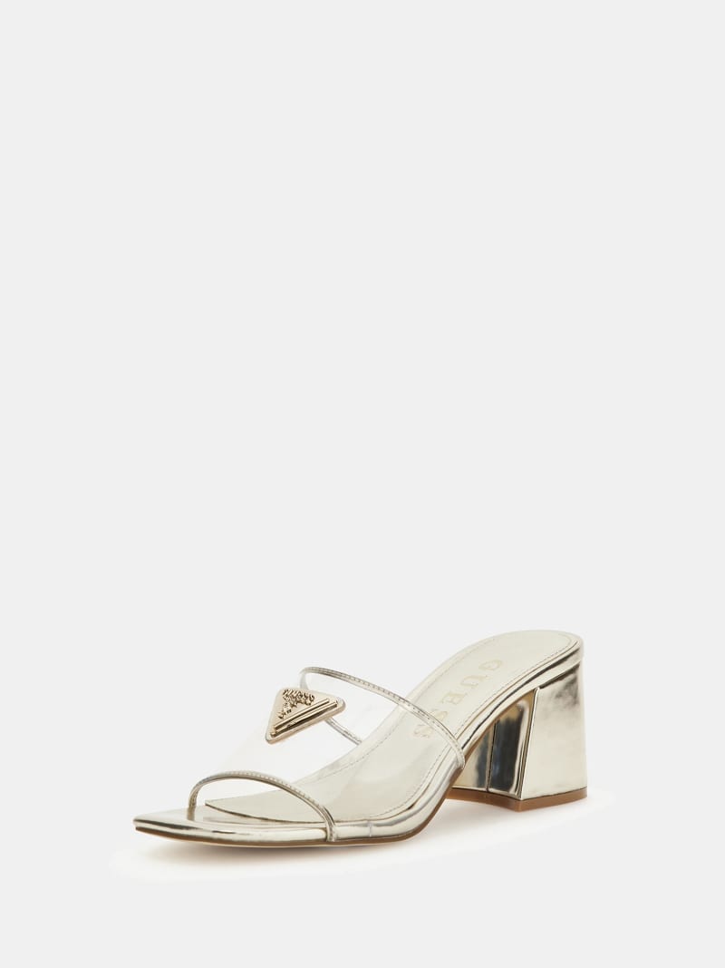 GUESS Hammi damessandalen, Medium Natural 102, 36 EU