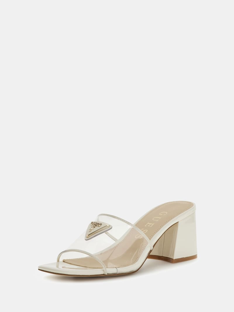 Guess clear heels top