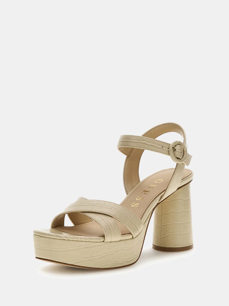 GUESS Milano croc print sandals Women