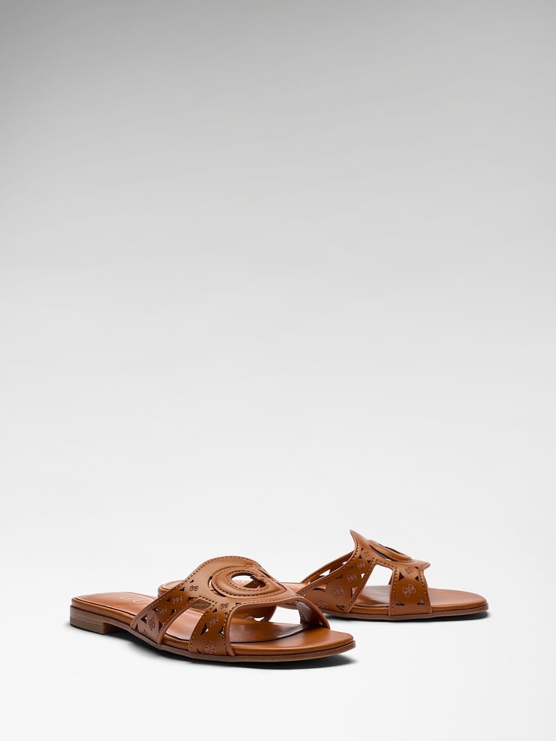 Sandales Guess - Modèle Sarraly - Pointure US 9 Femme - Talon Moyen (2-2.9 Pouces) - Noires - Neuf Avec Emballage