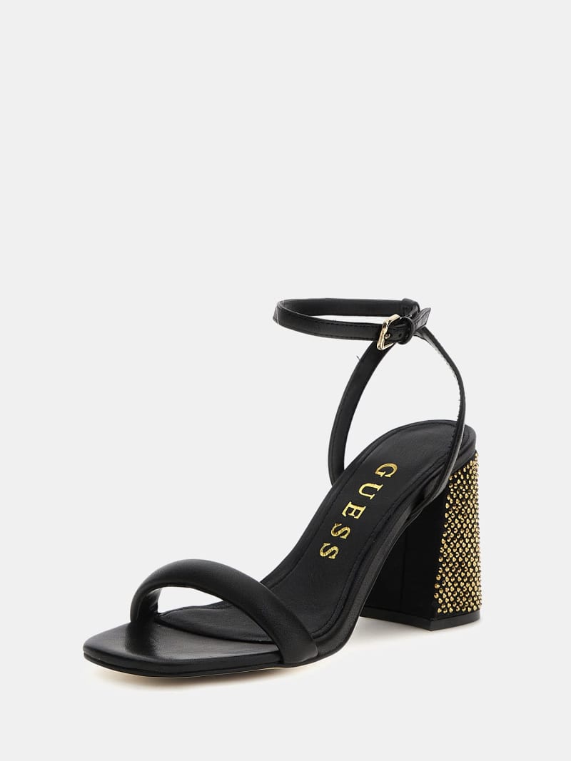 Guess store leather sandals