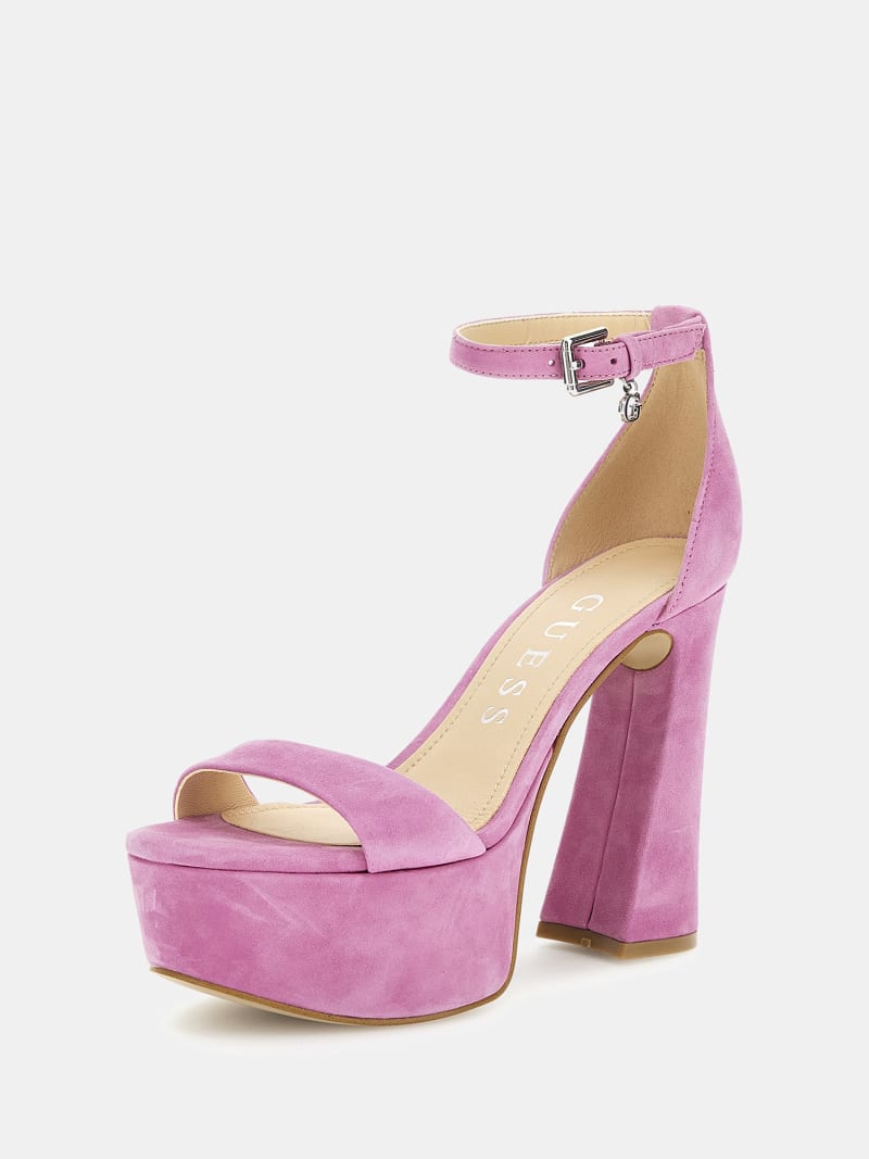 Guess pink clearance high heels