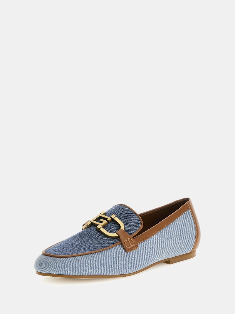 GUESS® Isaac denim loafers Women