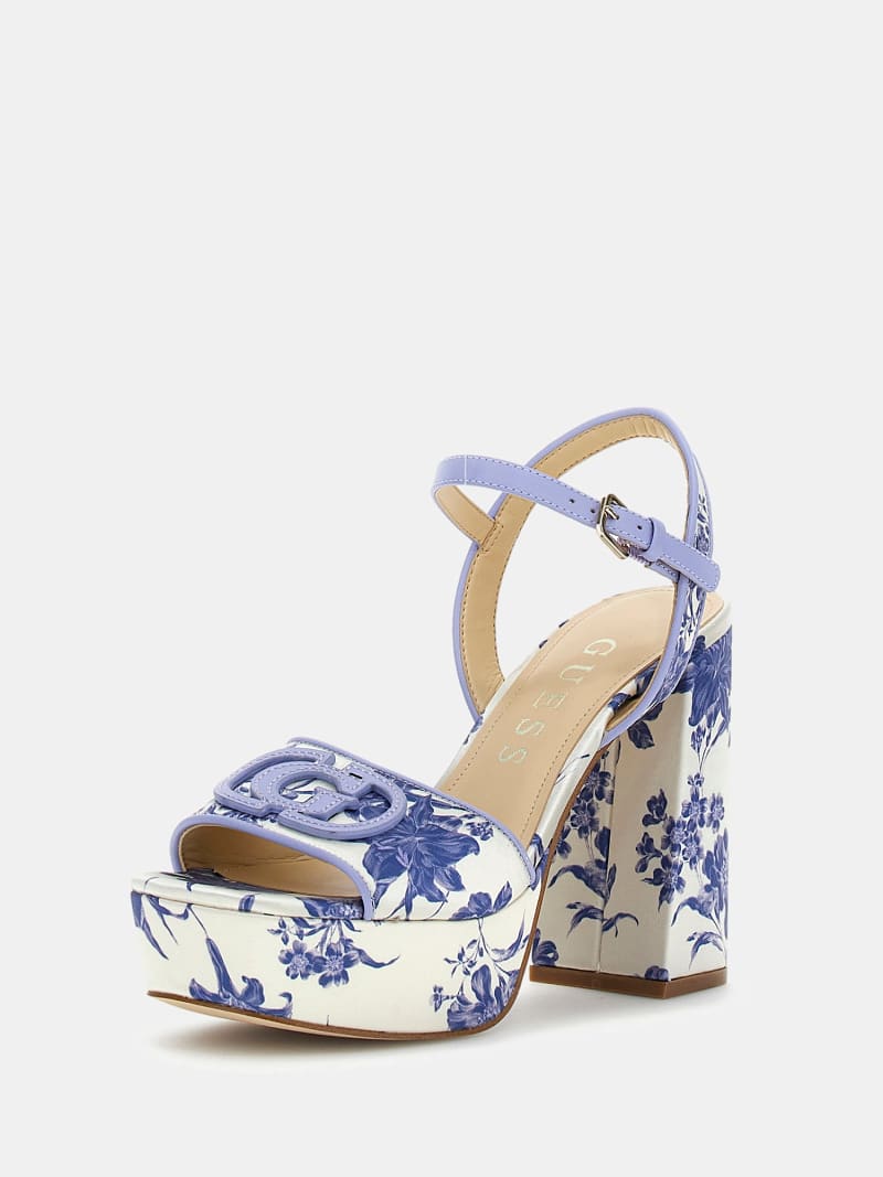 Sandalo Guess Kernara In Pelle Nera – Donna, Taglia 10-37