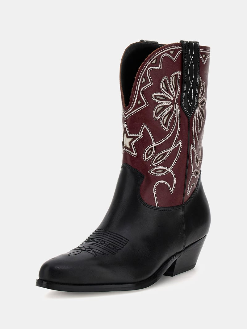 Ginnie genuine leather cowboy boots