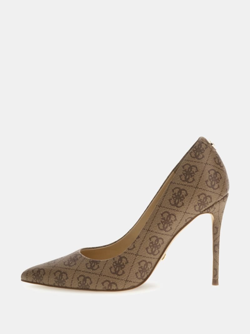 Guess logo heels online