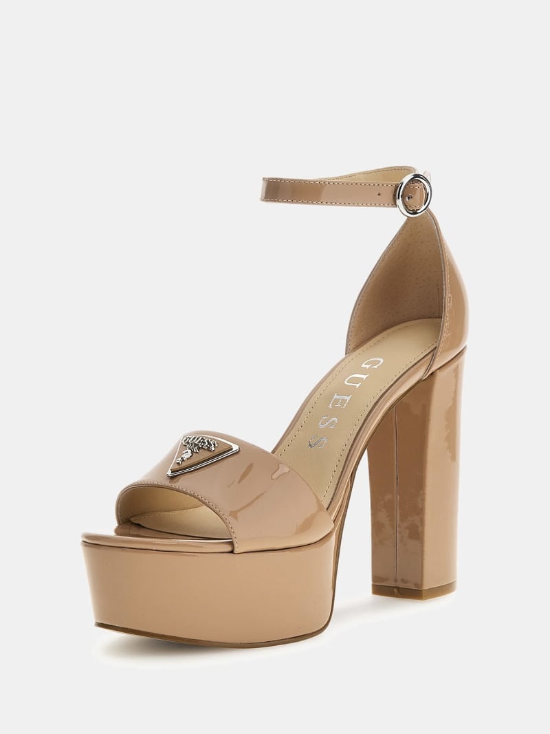 Seton patent leather sandals