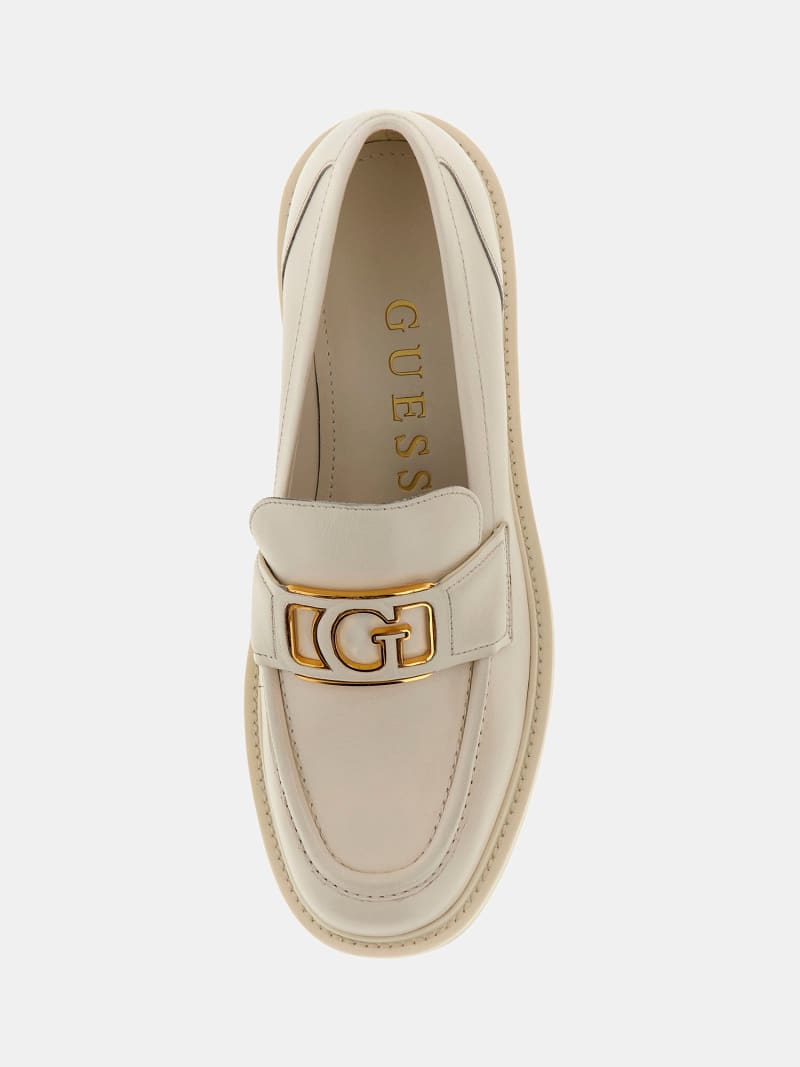 Mocassin Femme GUESS Jolande - Espadrille En Coton Et Lin, Semelle Caoutchouc, Couleur Beige