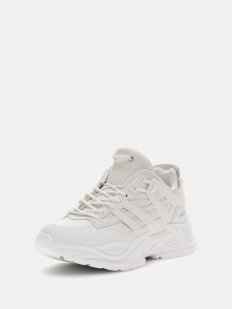Synthetic leather running shoes clearance