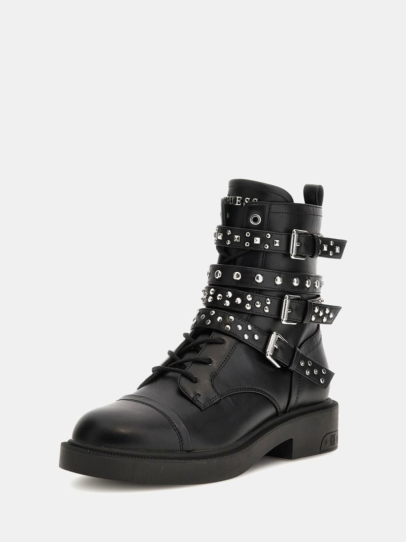 GUESS® Fynal Stud Combat Boot Women