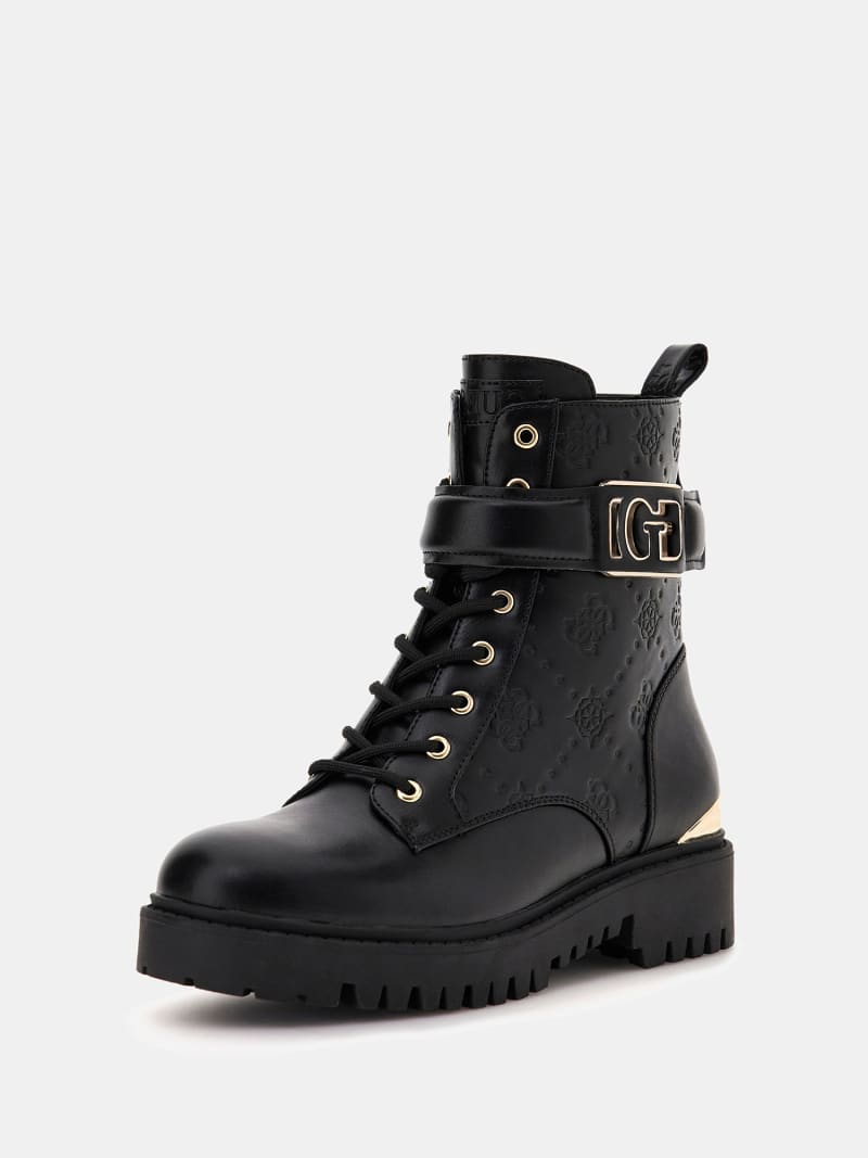 GUESS® Schnürboot Oranda 4G-Logo Peony-Logo Damen