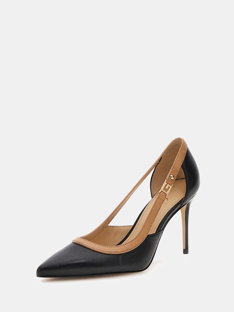 GUESS Escarpin Ricky cuir veritable Femme