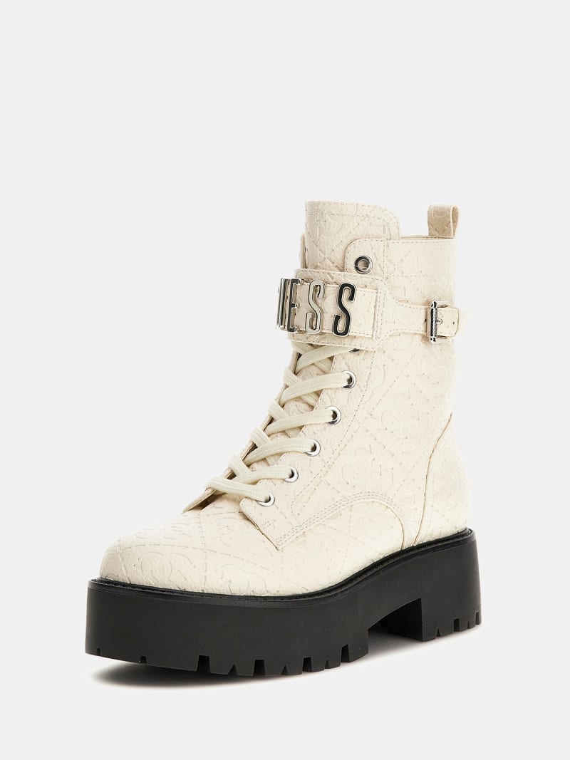 Guess boots white deals