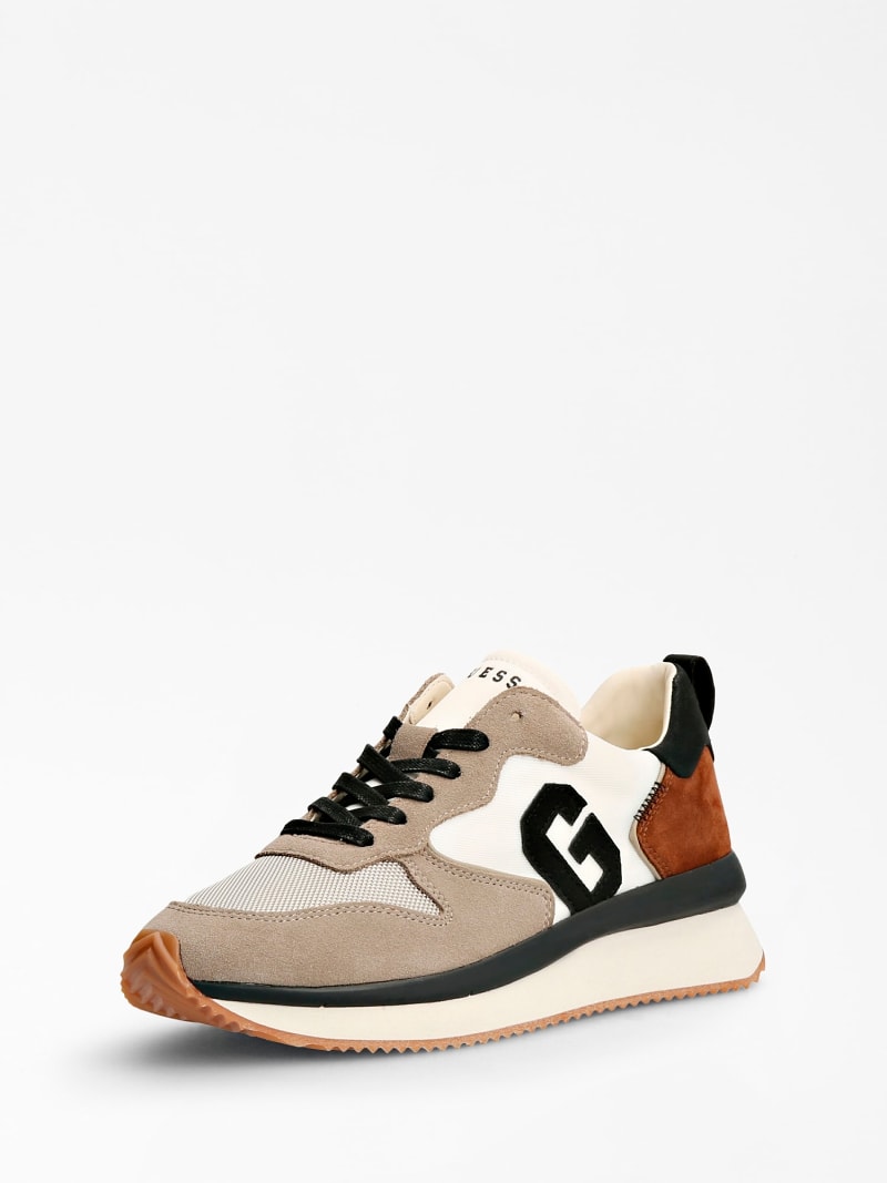 MADE LEATHER BLEND RUNNING SHOE | GUESS® Official Website