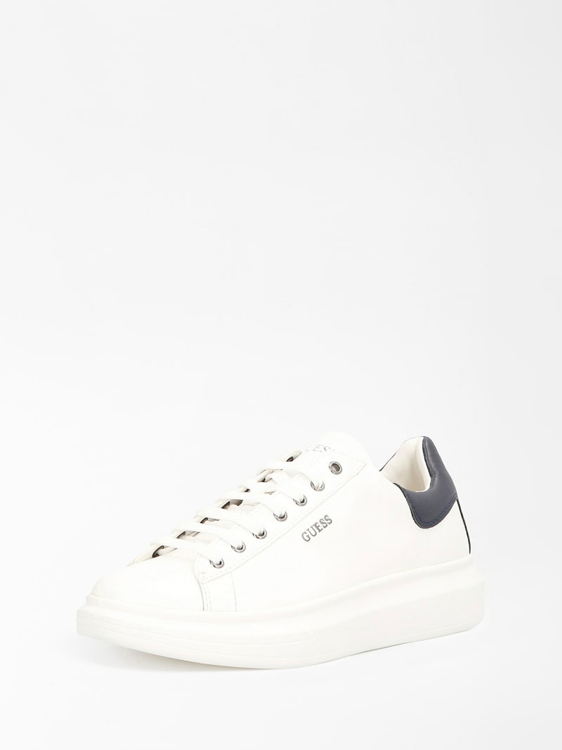 Genuine leather sneakers clearance