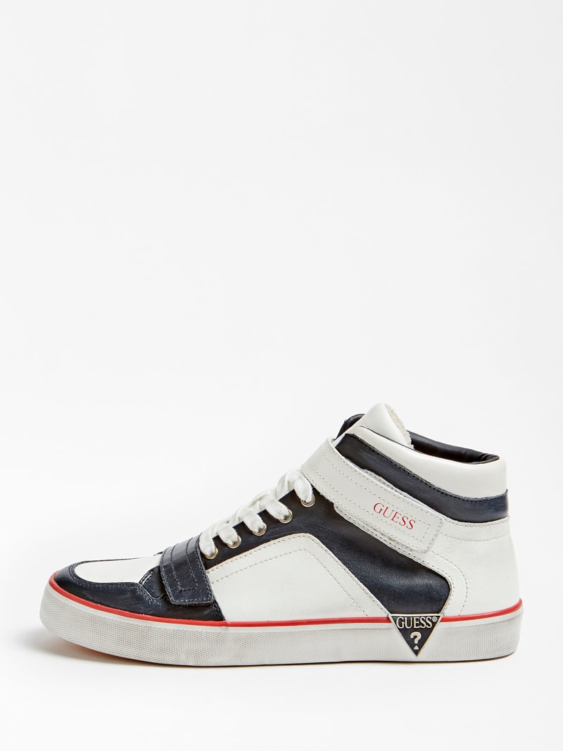 guess leather sneakers