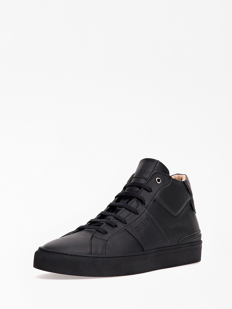 Todi faux leather high-top sneaker