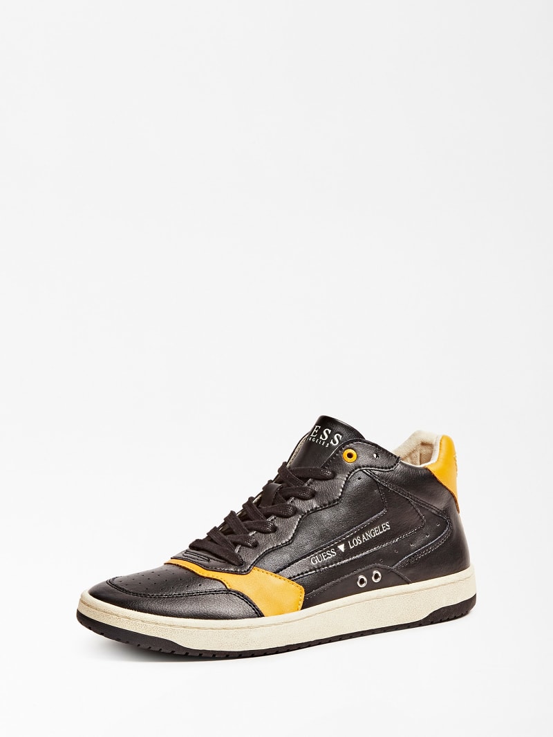 guess leather sneakers