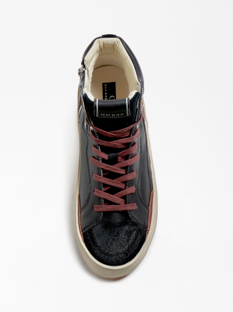 guess high top shoes