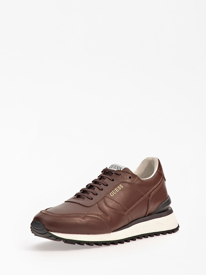 GUESS Real leather Varese running shoes