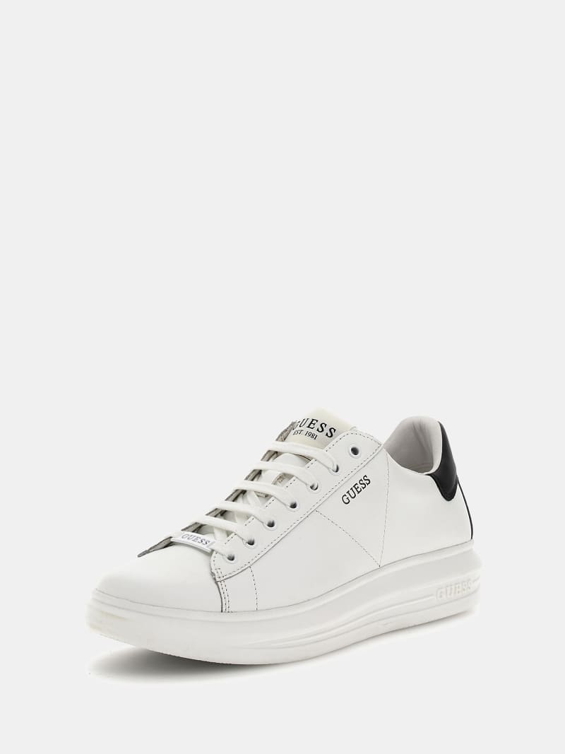 Vibo mixed-leather sneakers