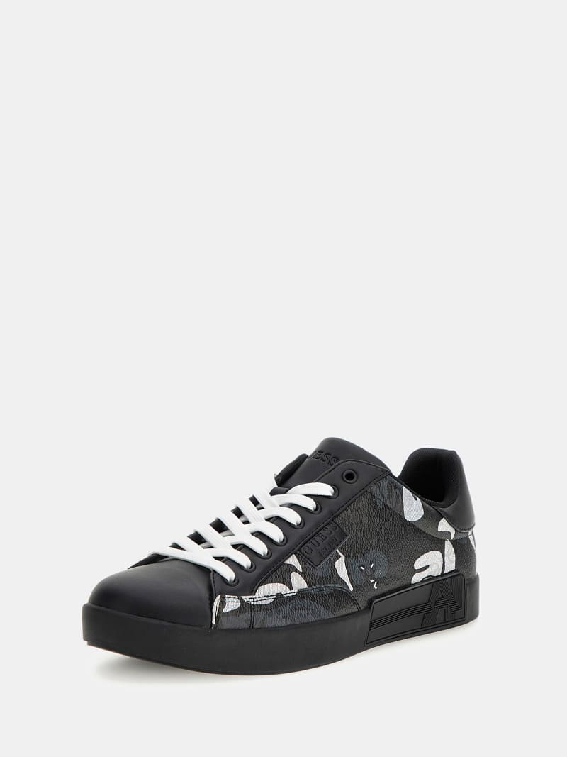 GUESS Sneaker Caserta stampa Uomo