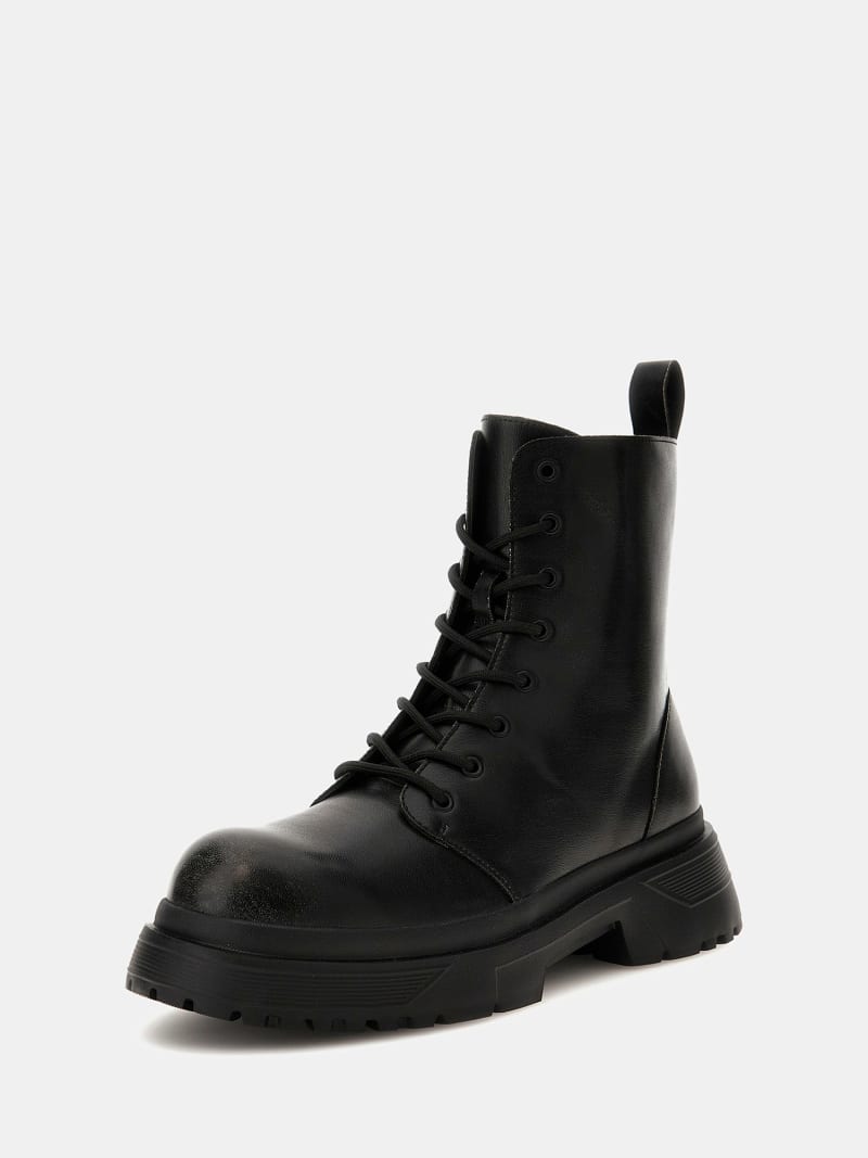 Palermo genuine leather combat boot