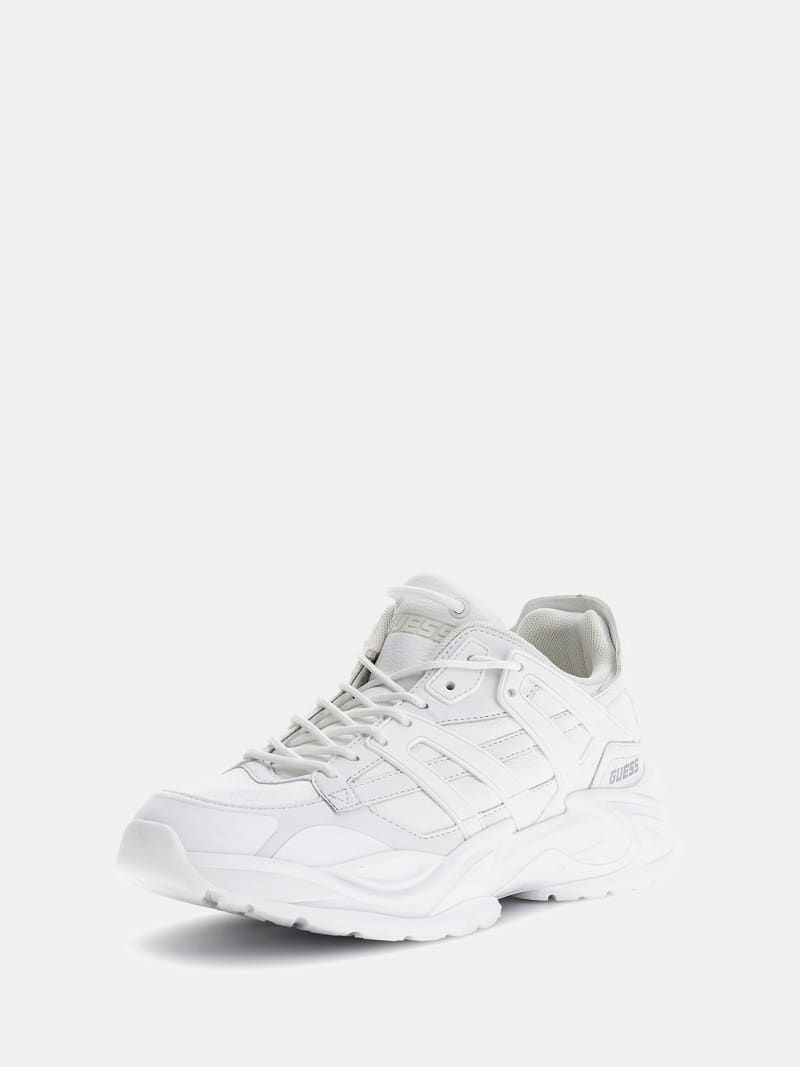 White shoes with numbers on the side best sale