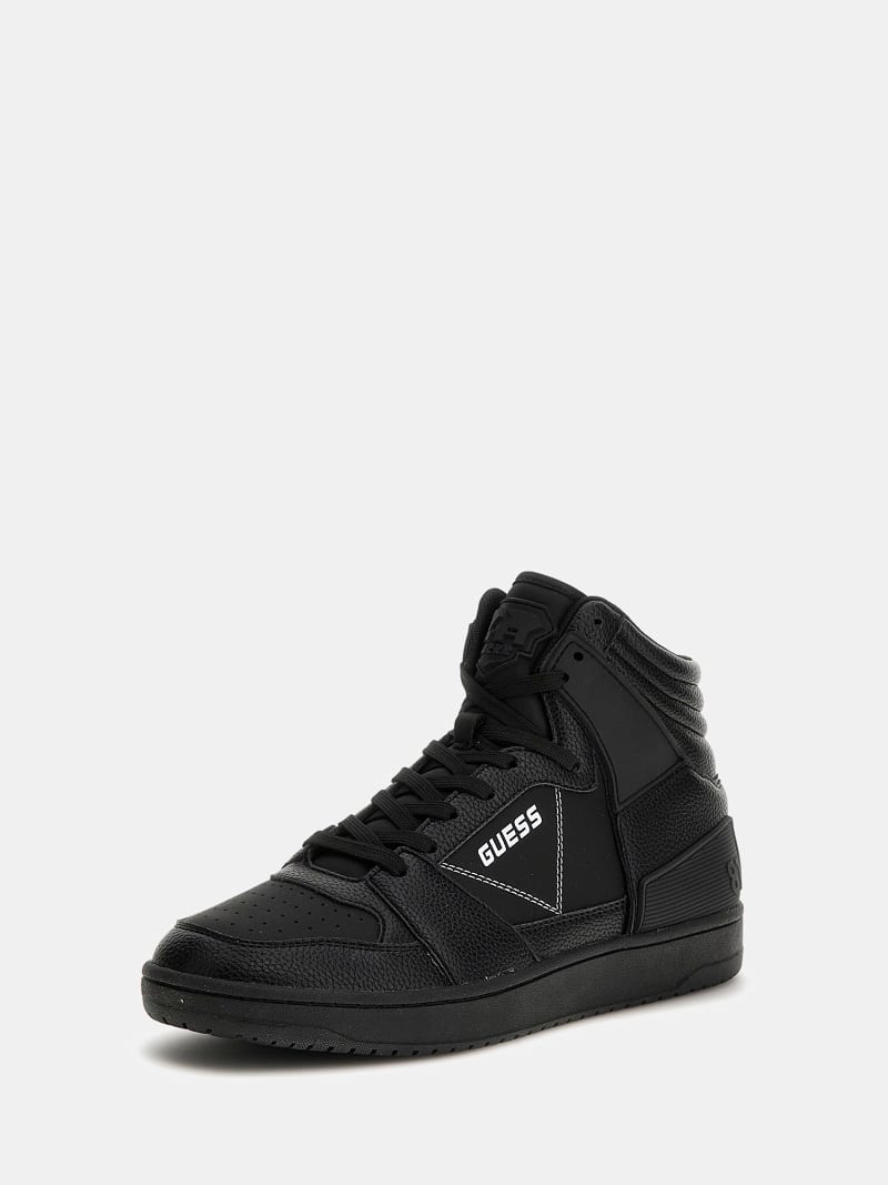 Sava faux leather high top sneakers
