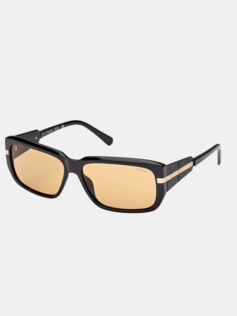 Guess white aviator sunglasses hot sale