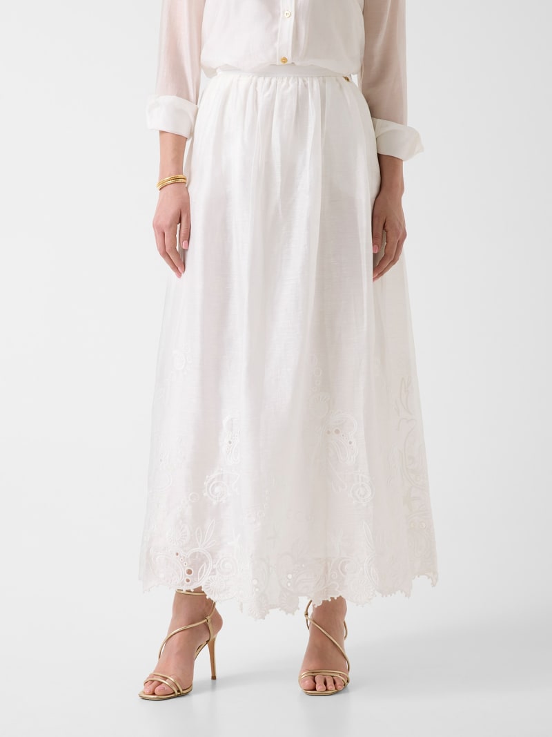 Marciano embroidered long skirt