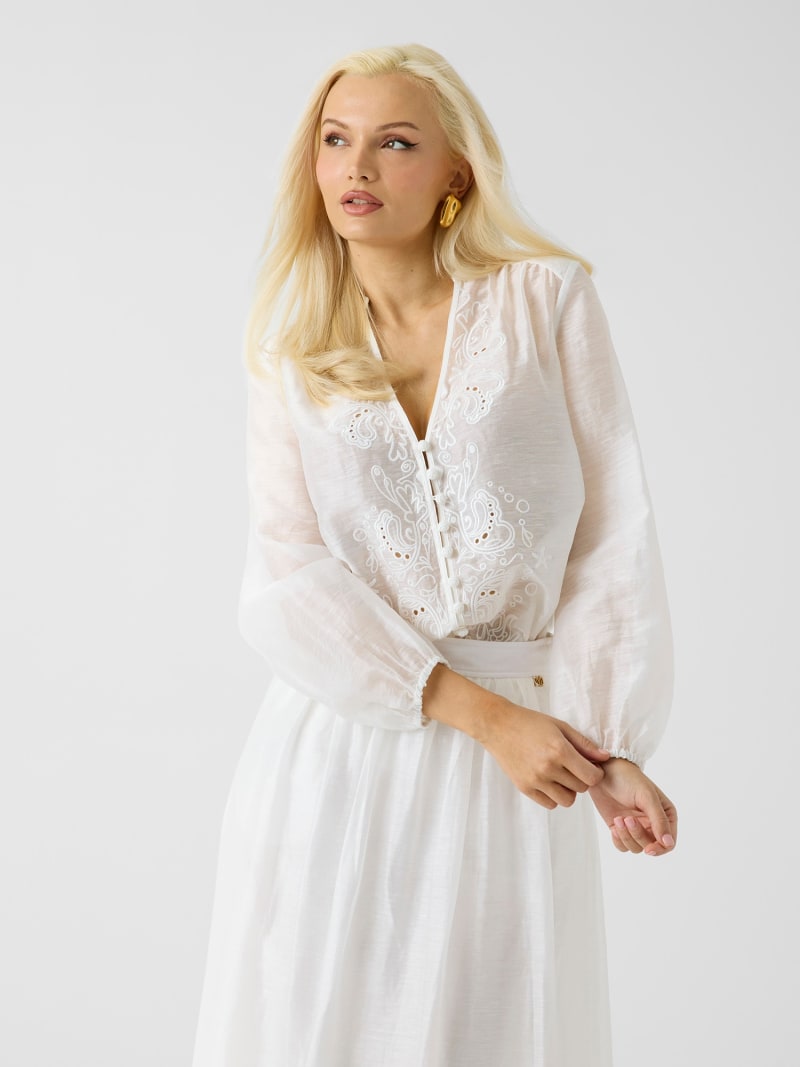 Marciano linen-blend shirt