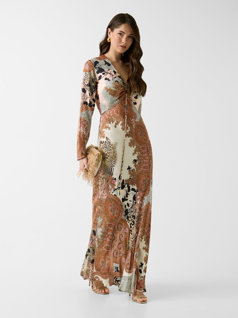 Marciano print long dress