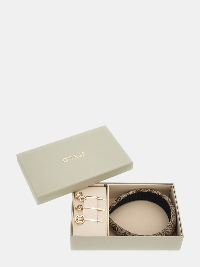 Headband and hair clip box set