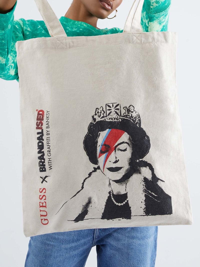 GUESS Graffiti Tote Bag